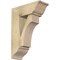 Ekena Millwork Westlake Traditional Rough Sawn Bracket w/ Offset Brace, Douglas Fir, 8"W x 20"D x 28"H BKT0806X20X28WTL01RDF - alternate 1